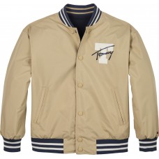 TOMMY HILFIGER bomber jacket παιδικό KB0KB09740-AB9 μπεζ